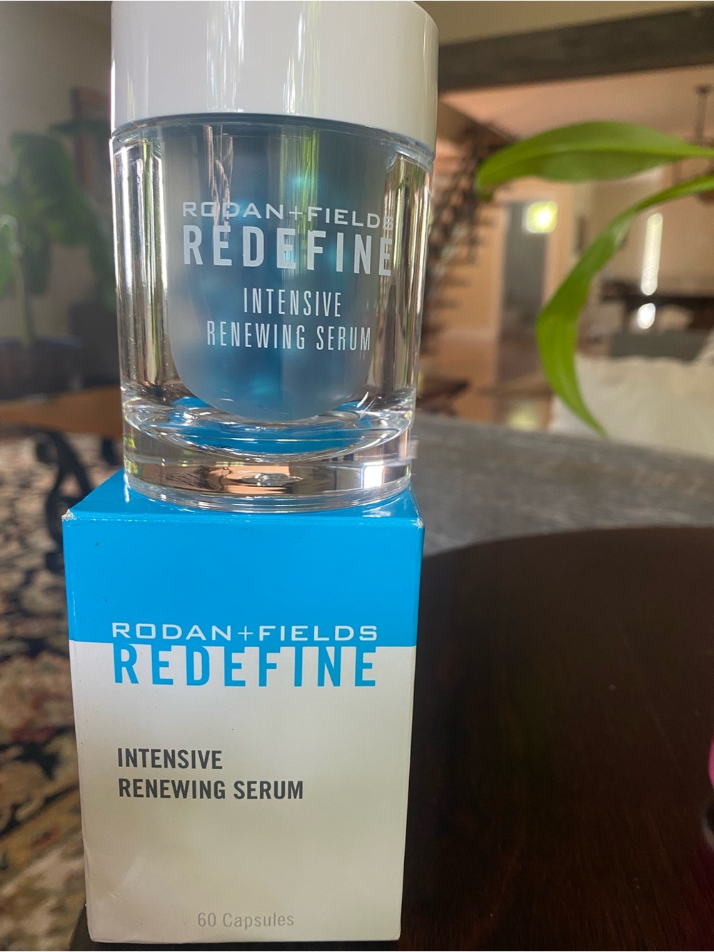 Rodan + Fields REDEFINE Intensive Renewing Serum - blue and white